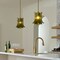 Jamie Young Company One-Light Blown Glass Pendant Ceiling Light Fixture - 4.5' - Green